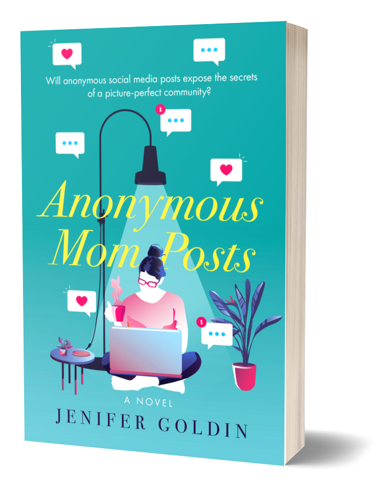 Jenifer Goldin Anonymois Mom Posts 3D Book Cover
